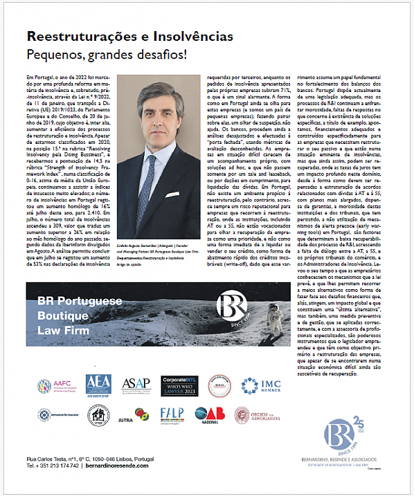 Restructuring and Insolvency - Small, big challenges!