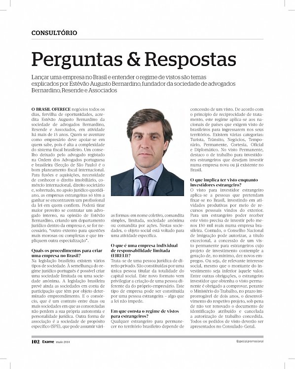 Brasil Negócios da Copa (Brésil - l'activité autour de la Coupe du Monde) Interview à Estêvão Augusto Bernardino